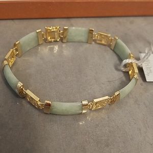 Genuine Green Jade Bracelet Good Luck